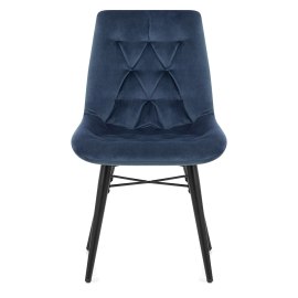 Roxy Dining Chair Blue Velvet