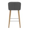 Pacific Wooden Stool Grey