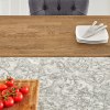 Knightsbridge Oak Stool Charcoal Fabric