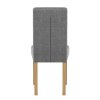 York Dining Chair Grey Fabric