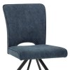 Dexter Dining Chair Blue Fabric