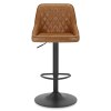 Melbourne Real Leather Stool Antique Brown