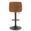 Melbourne Real Leather Stool Antique Brown