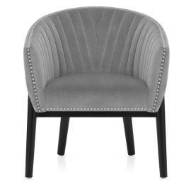 Overture Chair Grey Velvet