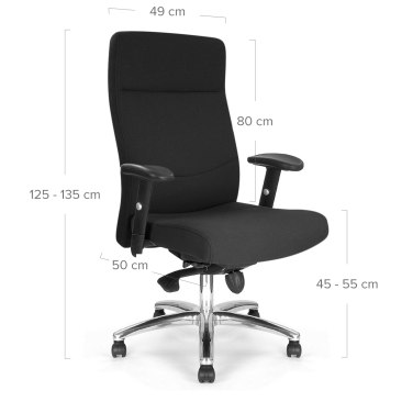 Bremen Office Chair Dimensions