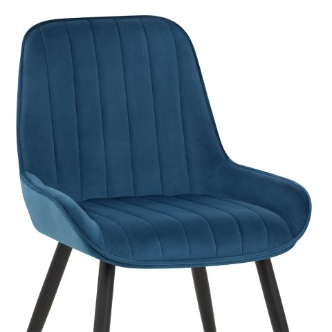 Mustang Chair Midnight Blue Velvet
