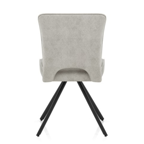 Dexter Dining Chair Light Grey Fabric