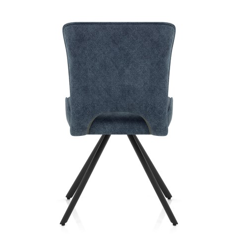 Dexter Dining Chair Blue Fabric