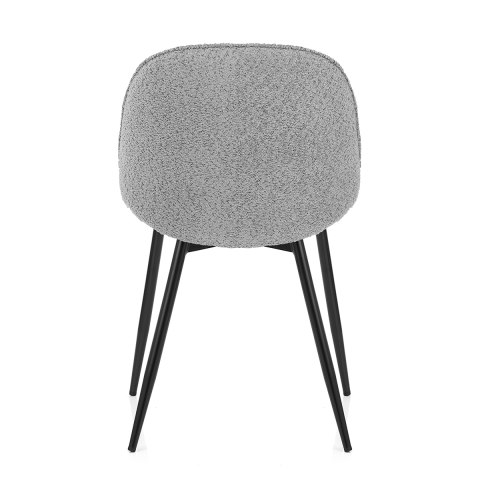 Mia Dining Chair Grey Fabric