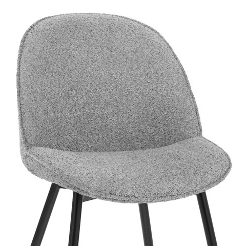 Mia Dining Chair Grey Fabric