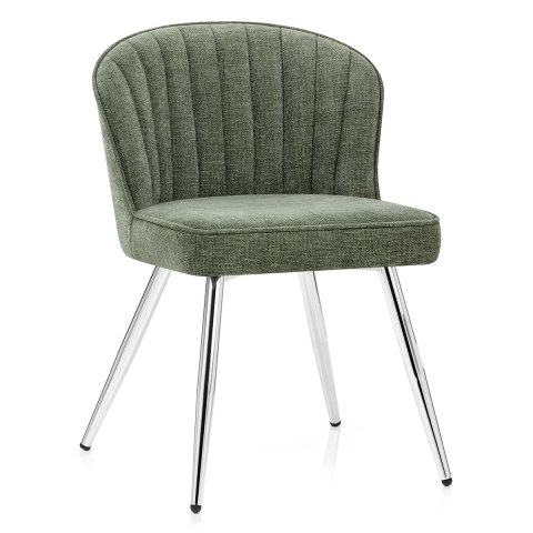 Chase Dining Chair Green Fabric