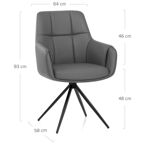 Nina Chair Dark Grey