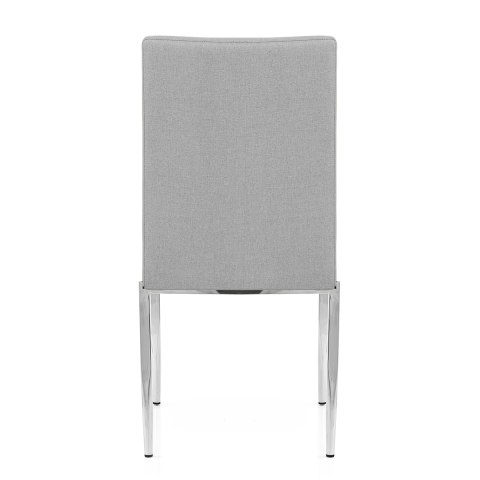 Taurus Dining Chair Light Grey Fabric