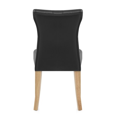 Bradbury Oak Dining Chair Black