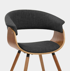 Grafton Dining Chair Walnut & Grey