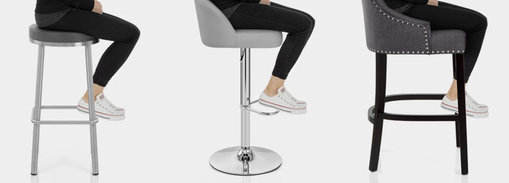 Photograph Showing Distance From Bar Stool Seat To Footrest