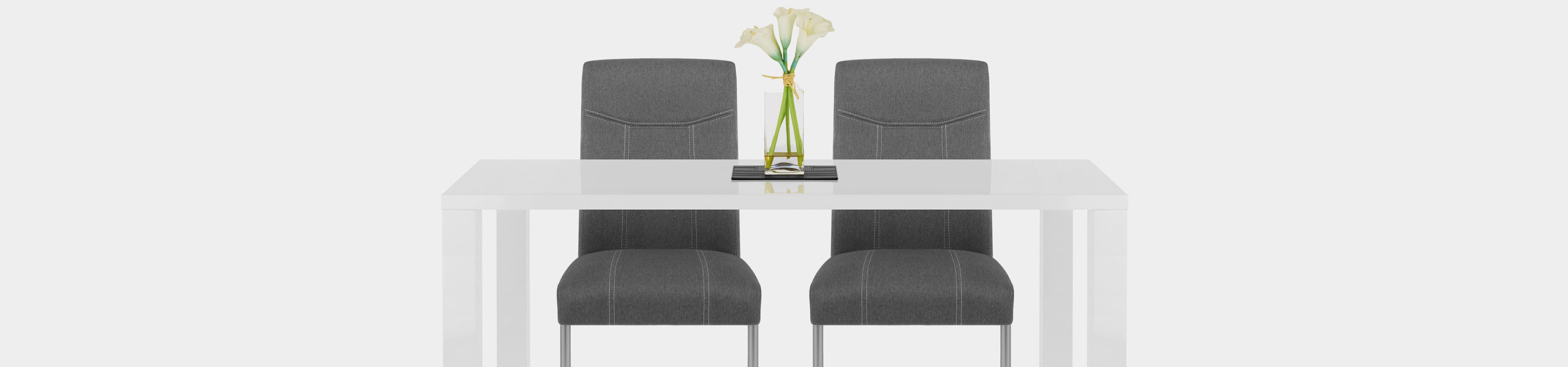 Lancaster Dining Chair Grey Fabric Video Banner
