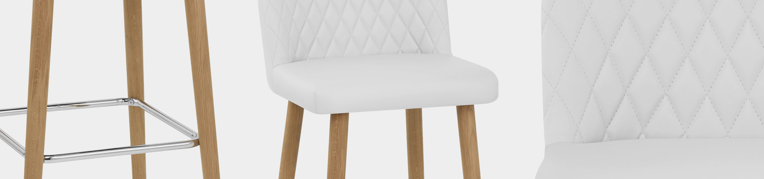 Pacific Wooden Stool White Video Banner