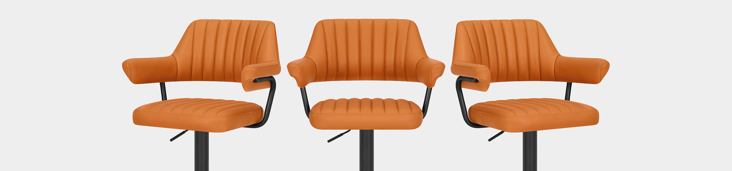 Scout Real Leather Stool Orange Video Banner
