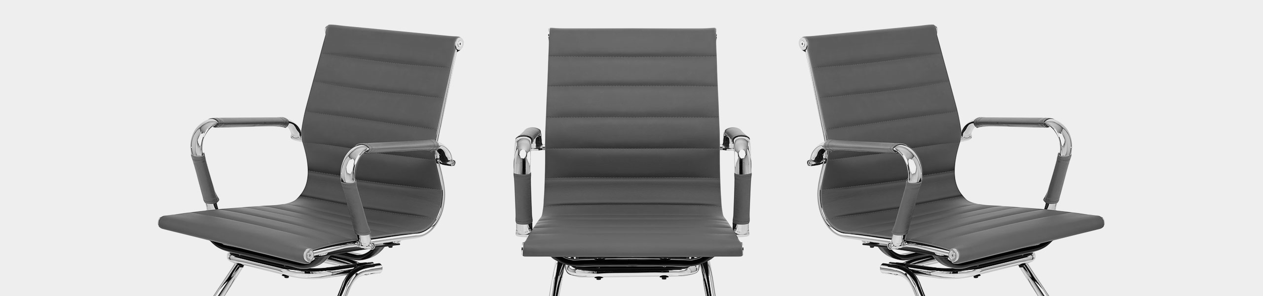 Task Office Chair Grey Video Banner