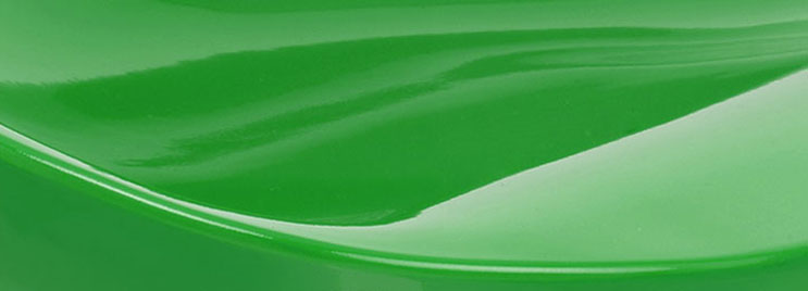 Green Gloss ABS Plastic Used in Bar Stool Design