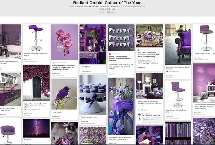 Radiant Orchid: Colour of the Year 2014