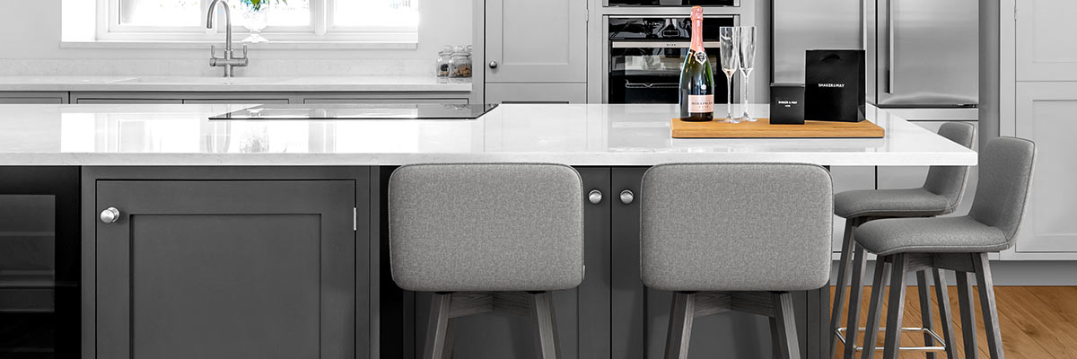 Grey Bar Stools