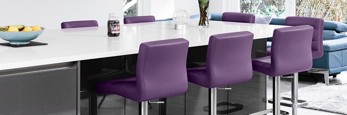 Purple Bar Stools