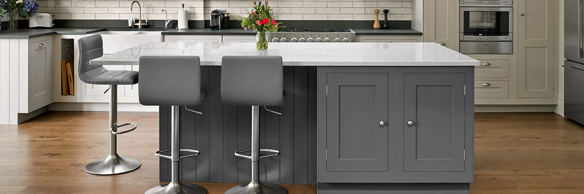 Brushed Breakfast Bar Stools