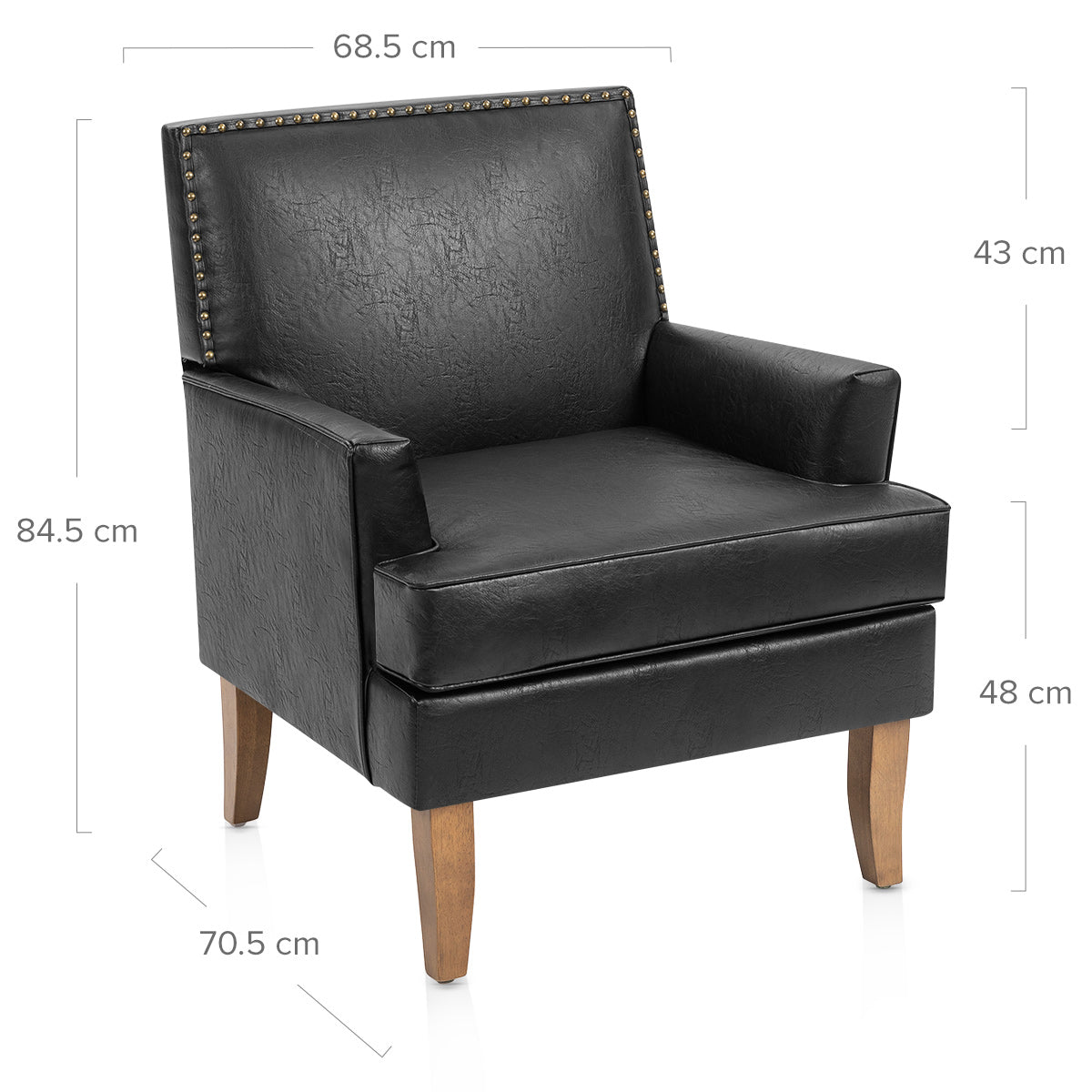 Hampshire Armchair Black
