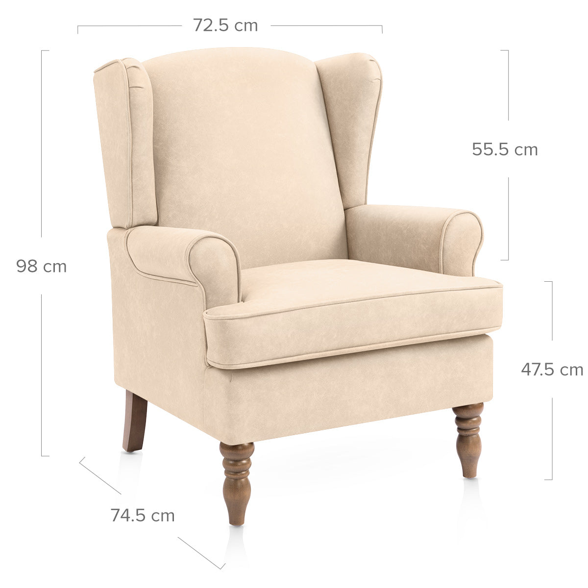 Westminster Wing Chair Beige