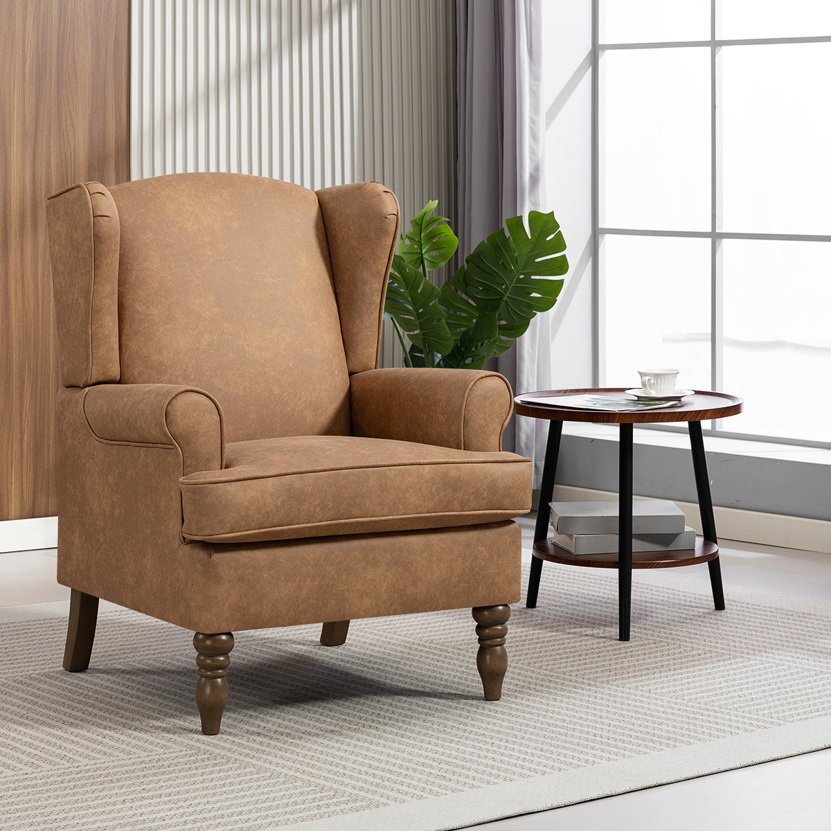 Westminster Wing Chair Tan