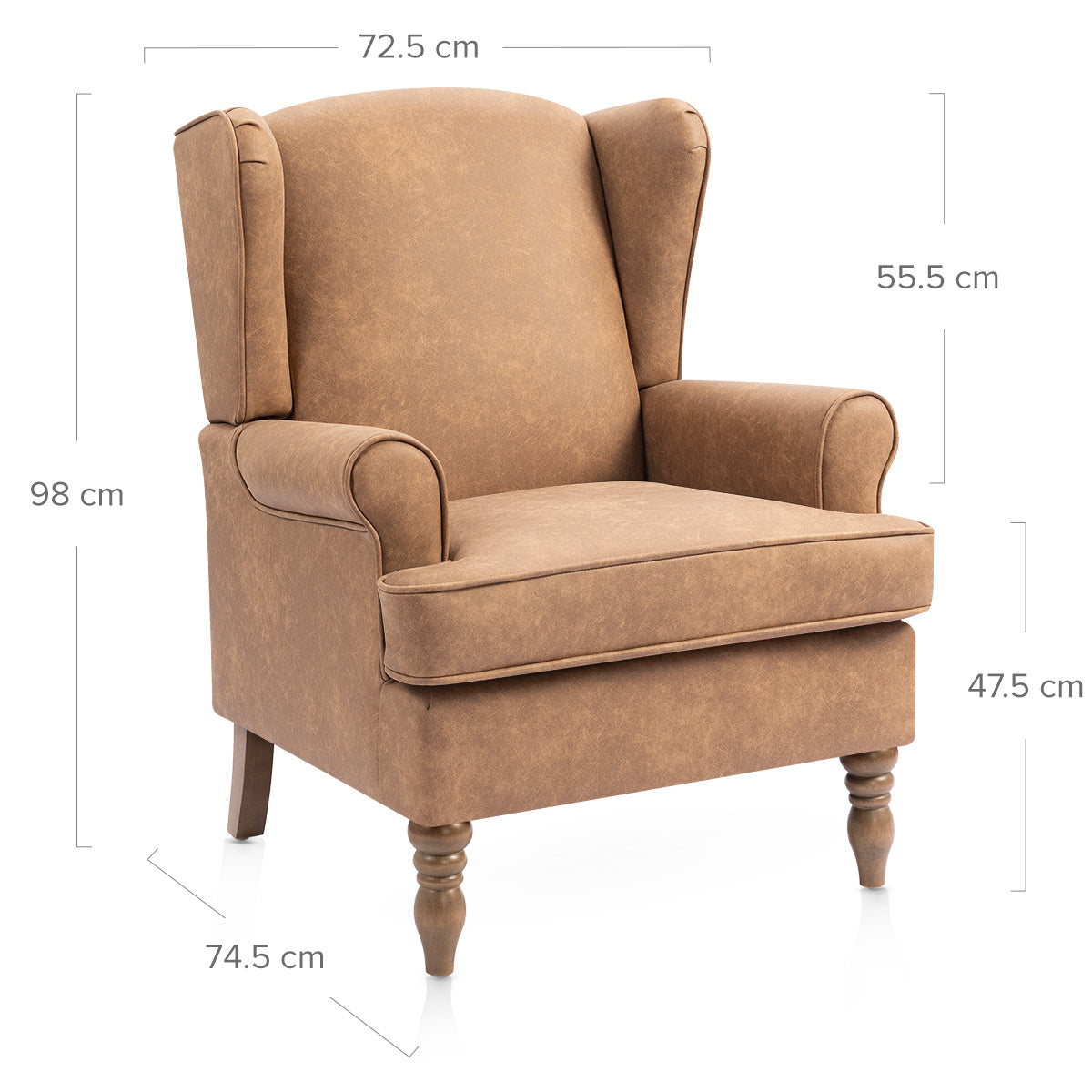 Westminster Wing Chair Tan