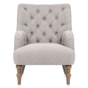 Balmoral Armchair Grey Fabric