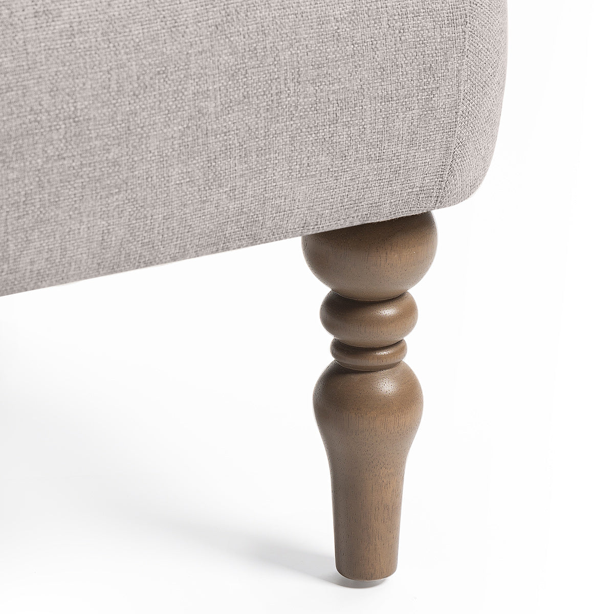 Balmoral Armchair Grey Fabric
