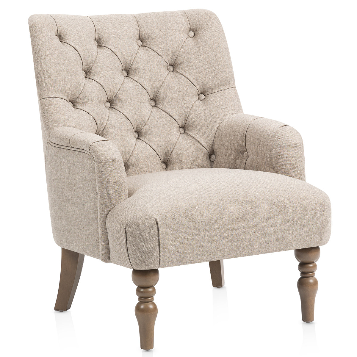 Balmoral Armchair Tweed Fabric