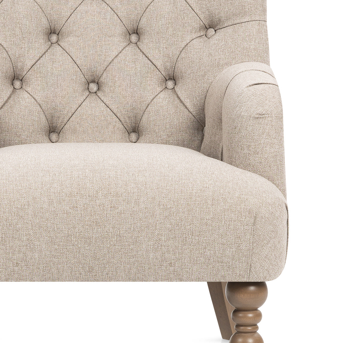 Balmoral Armchair Tweed Fabric