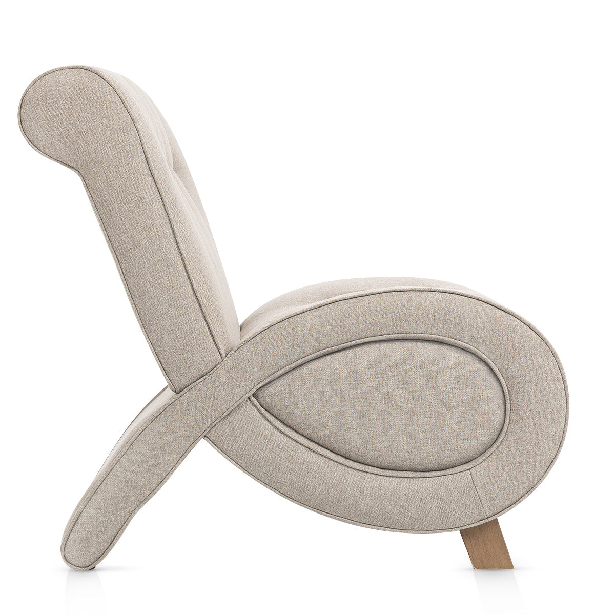 Calais Accent Chair Tweed Fabric