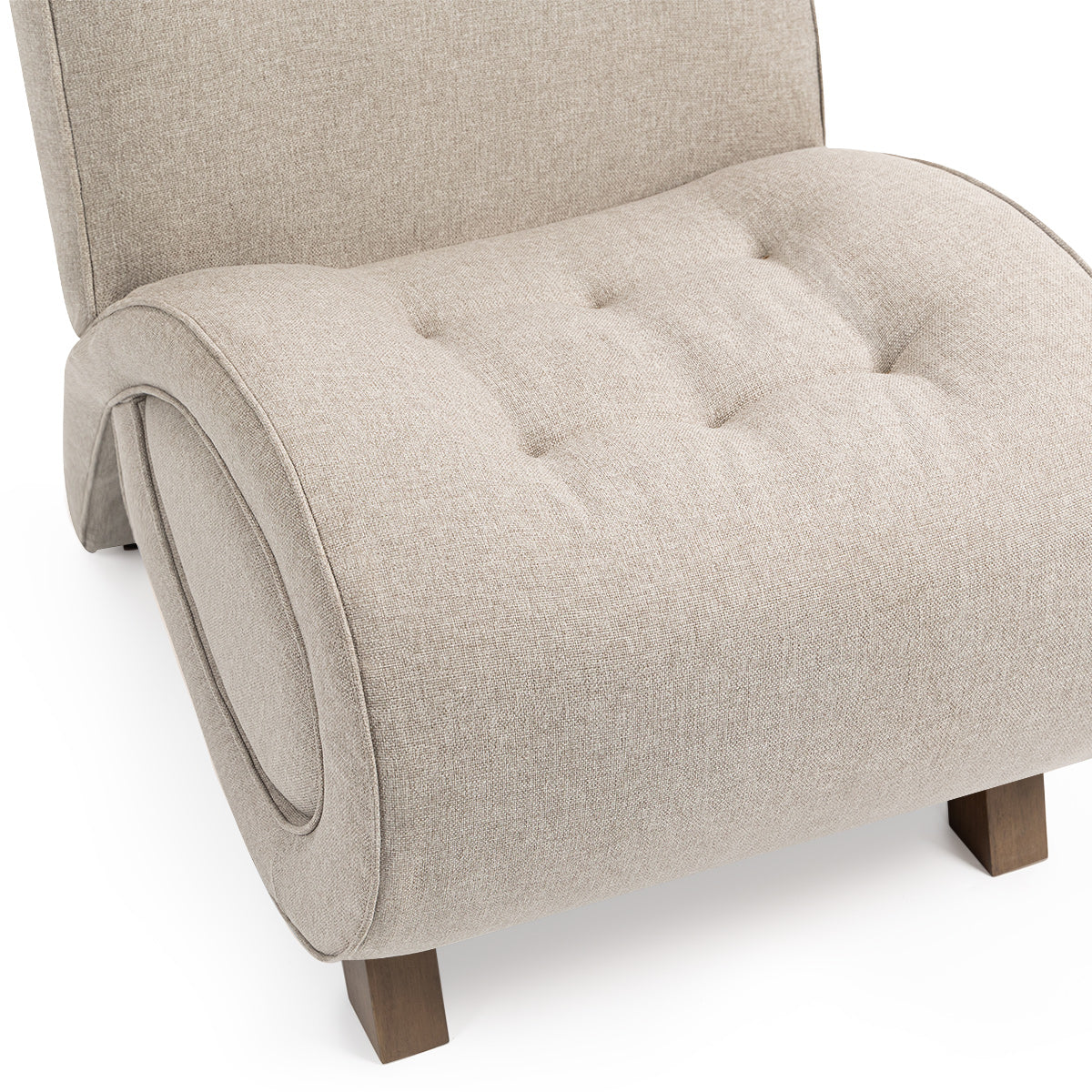 Calais Accent Chair Tweed Fabric