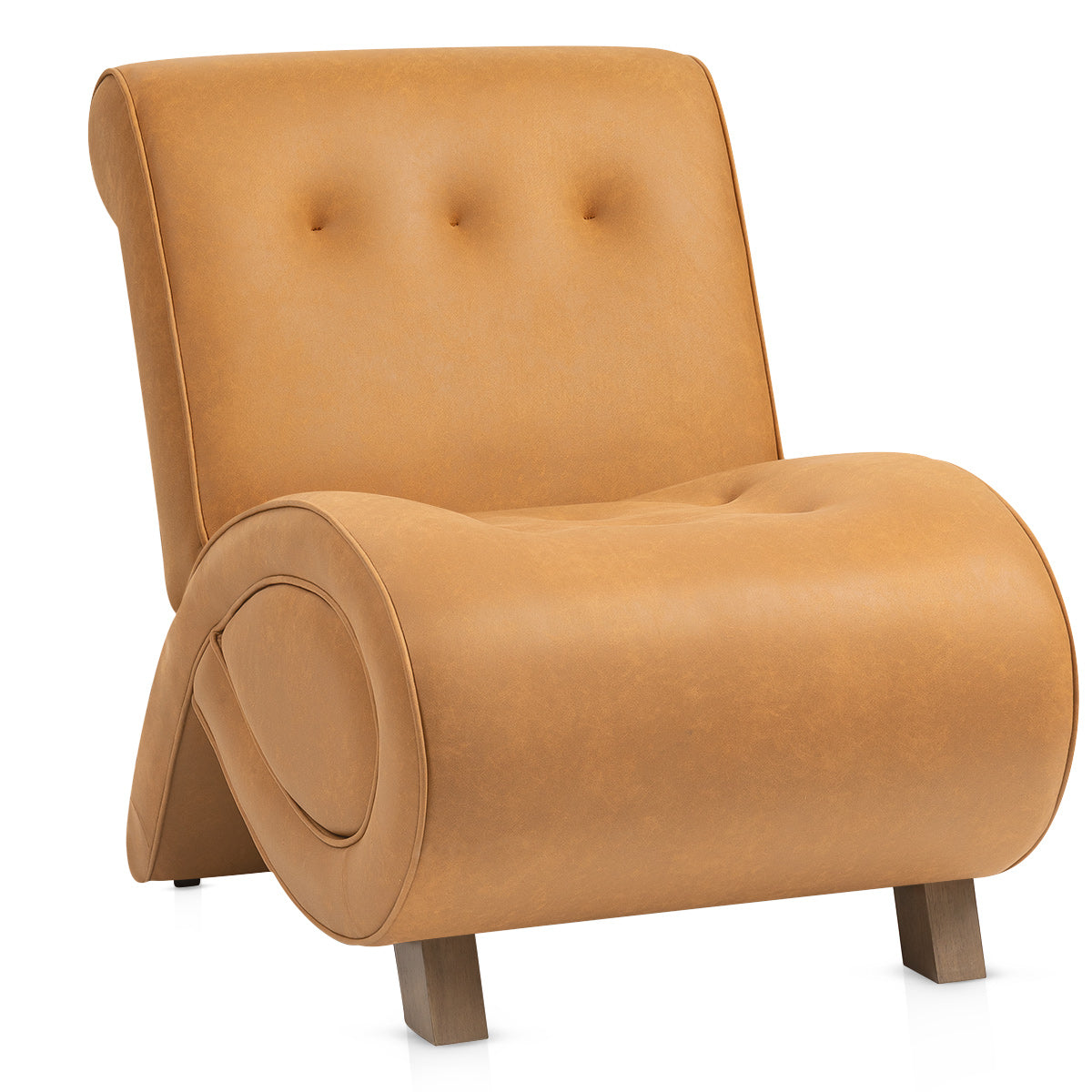 Calais Accent Chair Burnt Orange