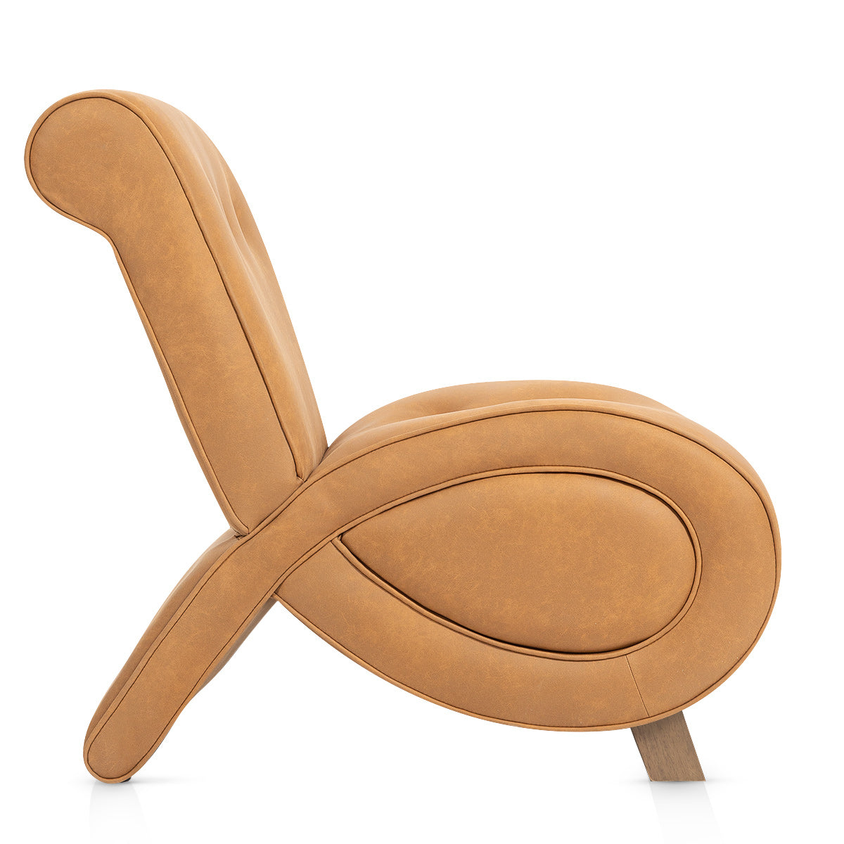 Calais Accent Chair Burnt Orange