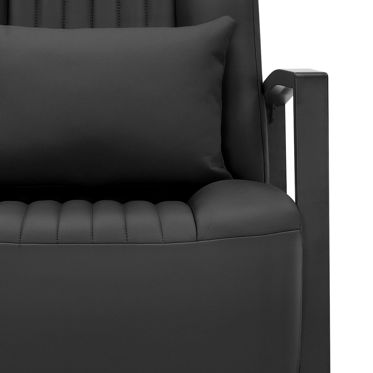Byron Accent Chair Black Eco Leather