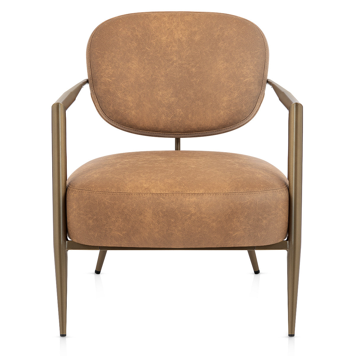 Cali Bronze Accent Chair Tan