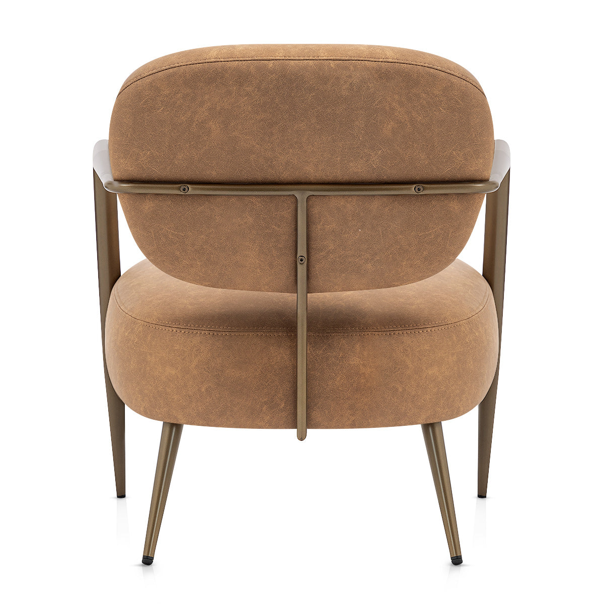 Cali Bronze Accent Chair Tan