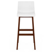 Drift Walnut & White Bar Stool
