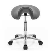 Deluxe Saddle Stool Grey