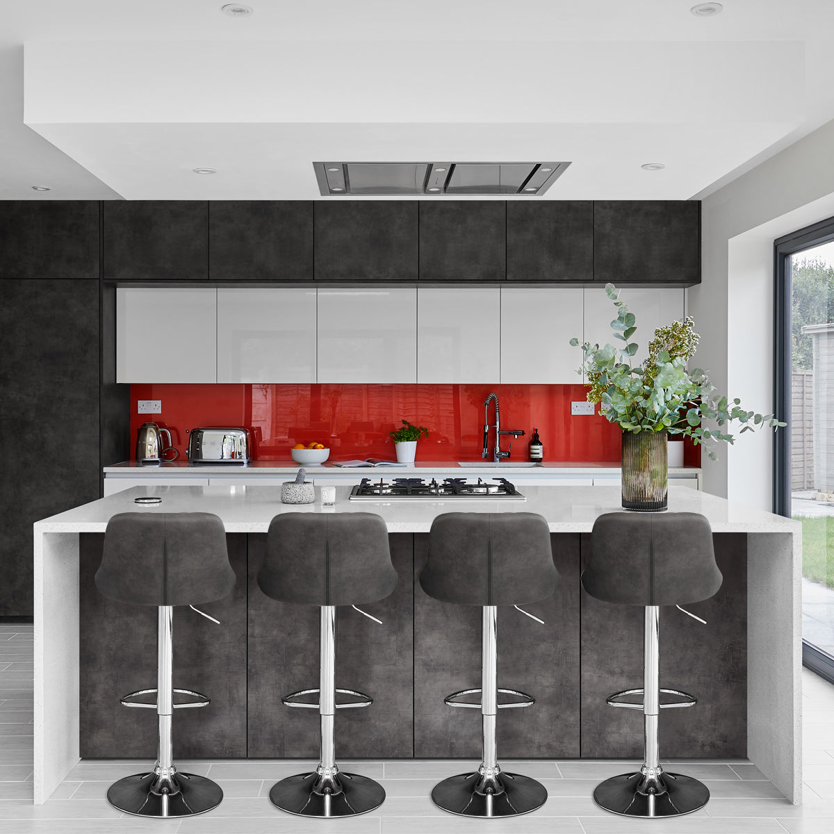 Hype Bar Stool Charcoal