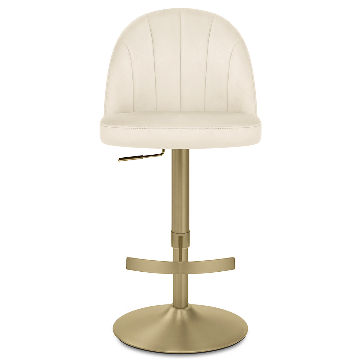 Nicola Bar Stool Cream Velvet
