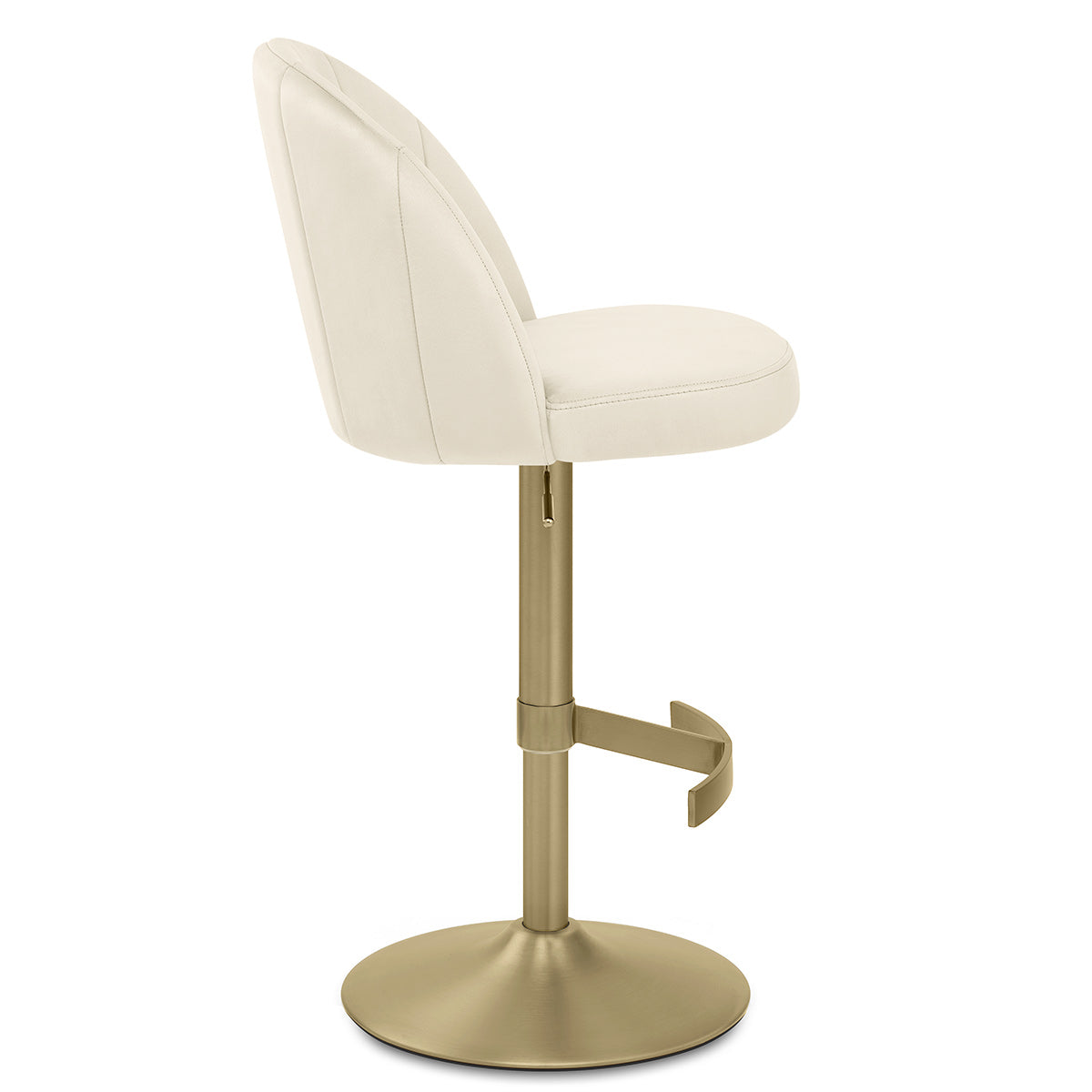 Nicola Bar Stool Cream Velvet