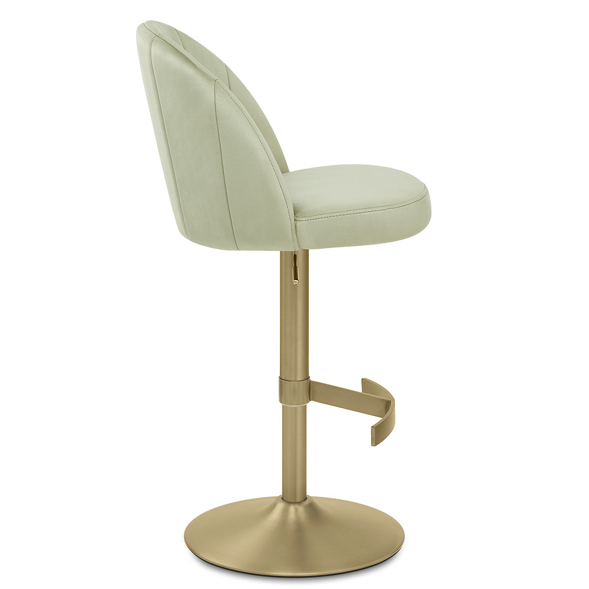 Nicola Bar Stool Green Velvet